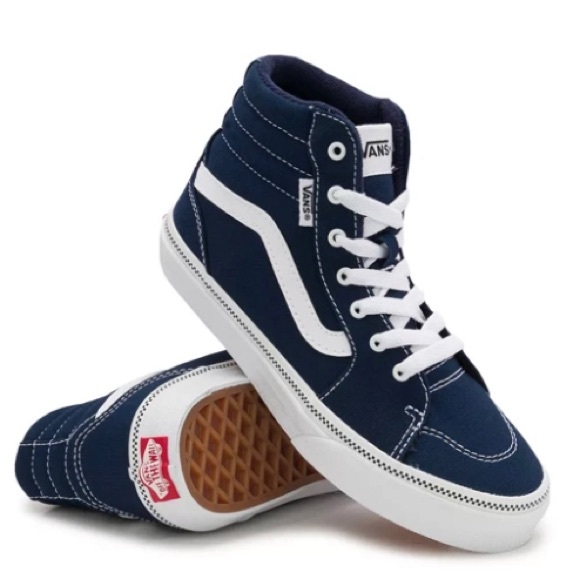 Vans Boys Filmore High Top Skate Shoes - Picture 2 of 4